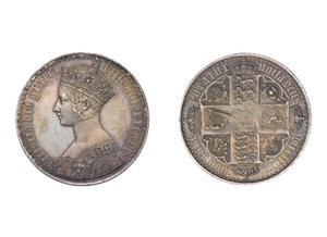 Gotická koruna, 1847 (kov)